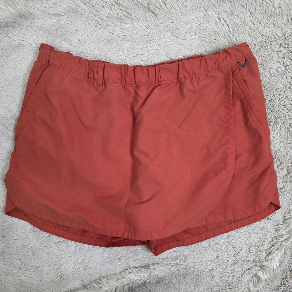REI Co-op Orange Skort Shorts Women's Size Large Gorpcore Hiking Outdoor Skirt
